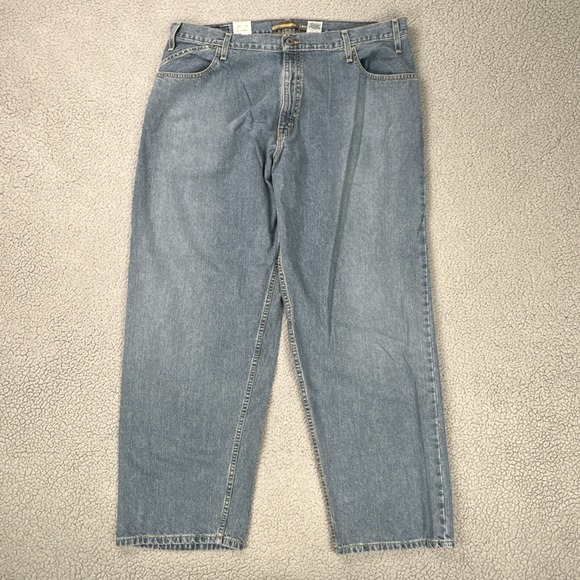 NWT VTG Levi's SilverTab Baggy Wide Leg Jeans Men 40x32 Blue Skater Y2K